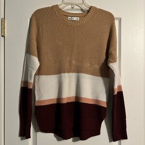 Striped Hollister crew sweater